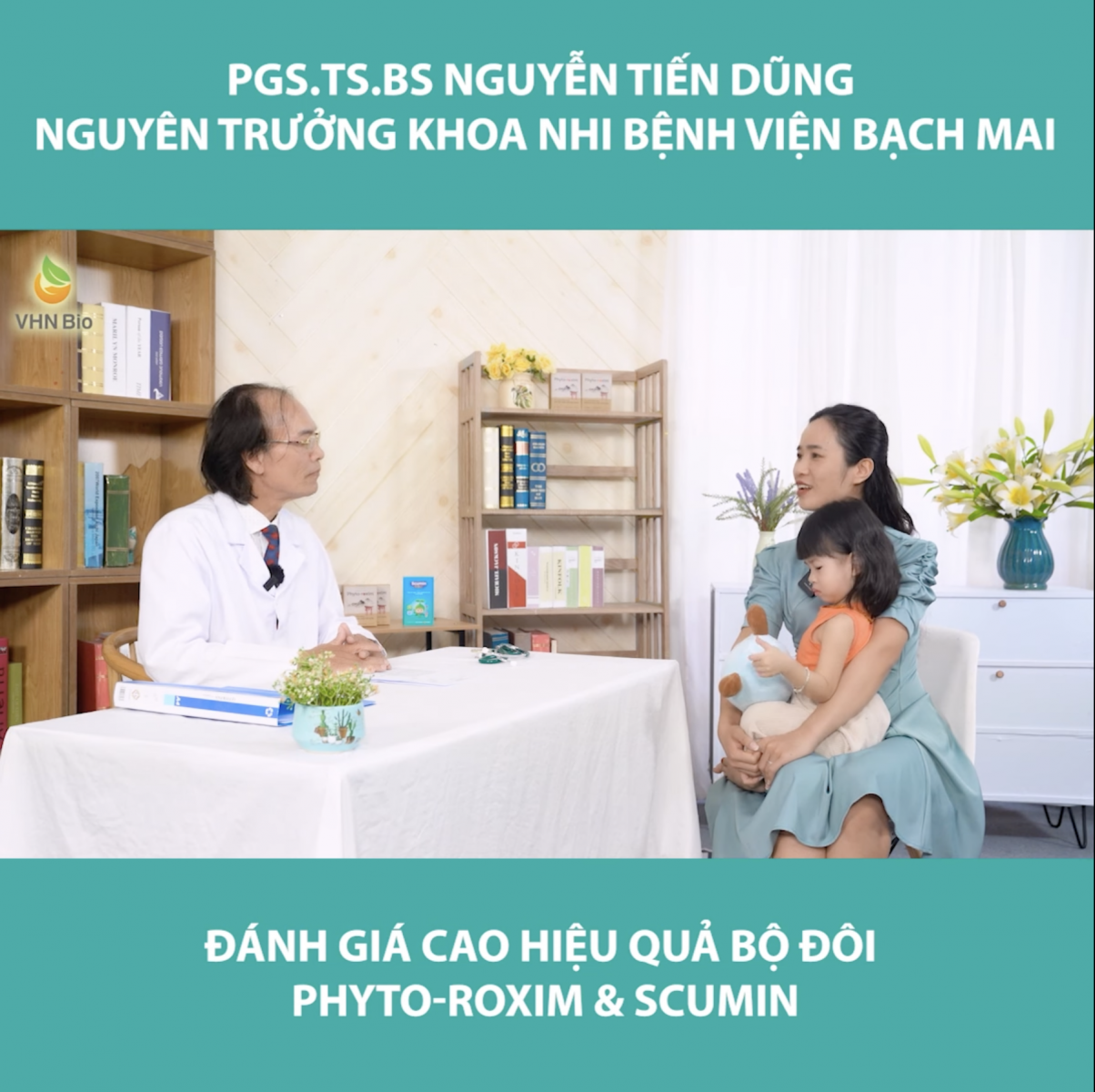 Sản phẩm tăng sức đề kháng cho bé Scumin & Phytoroxim® được PSG. TS. BS Nguyễn Tiến Dũng đánh giá cao và hàng nghìn mẹ bỉm sữa tin dùng